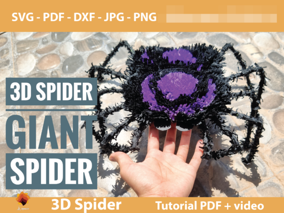 3D Spider and Spider Flowers Templates Review