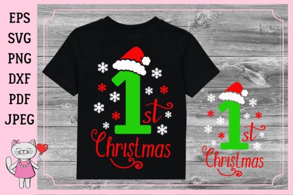Babys First Christmas Graphics and T-Shirt Designs Review
