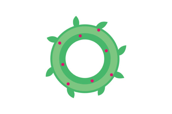 Christmas Icon Wreath Graphics and Icons Review