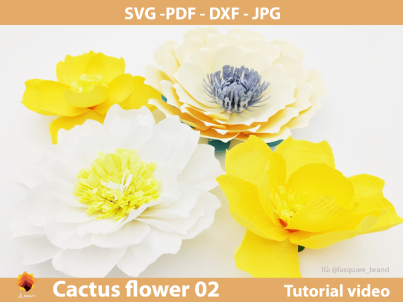 CTF 02 Paper Flowers Backdrop Template: A 3D SVG Review for Sellers
