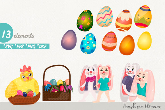 Easter Eggs Hunt Clipart Bunnies Review