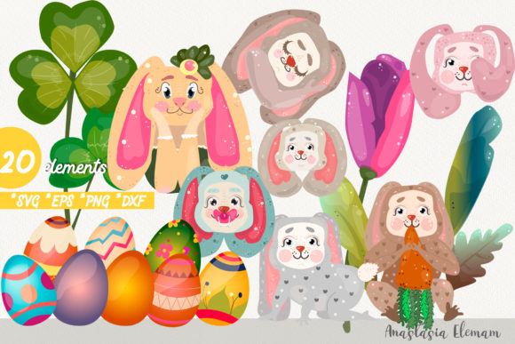 Easter Eggs Hunt Clipart Vector Review