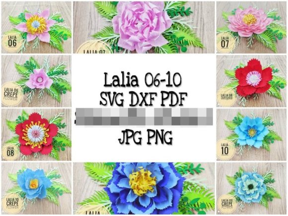 Lalia 06-10 Giant Paper Flower Template: A 3D SVG Review for Sellers