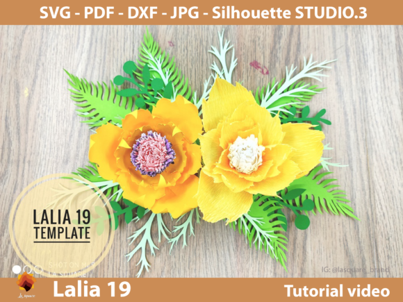 Lalia 19 Paper Flowers Templates: 3D SVG Design Review