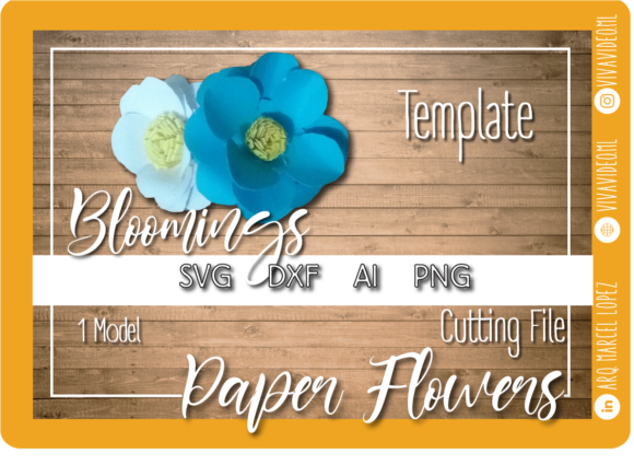 Paper Flowers Bloomings: A 3D SVG Review for Digital Sellers