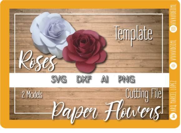 Paper Flowers Template Roses: A 3D SVG Review for Client Projects