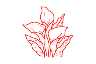 Redwork Flowers - Lilies: A Sellerβs Guide for Spring Crafts