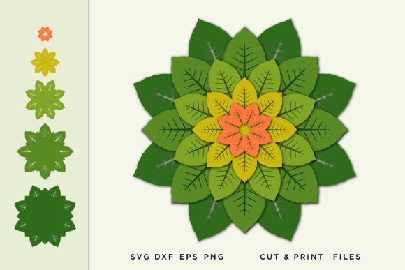 Review: Paper Leaves Flowers Templates for 3D SVG Projects